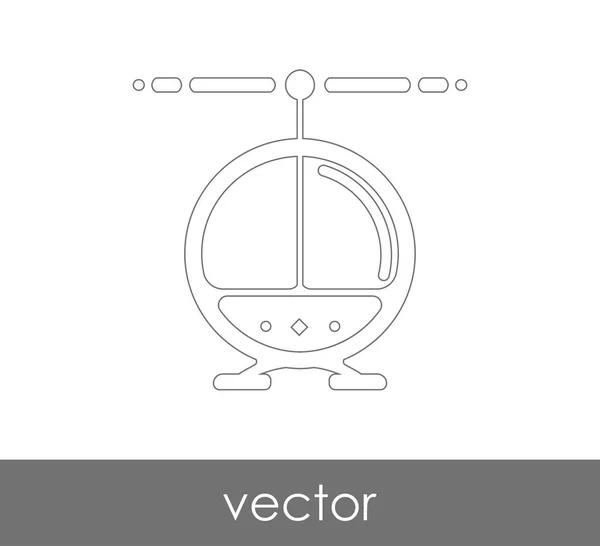 Helikopter-Websymbol — Stockvektor