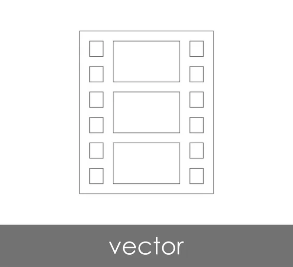 Ícone Filme Para Web Design Aplicações — Vetor de Stock