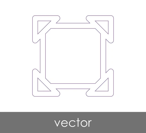 Full screen icon — Stock Vector