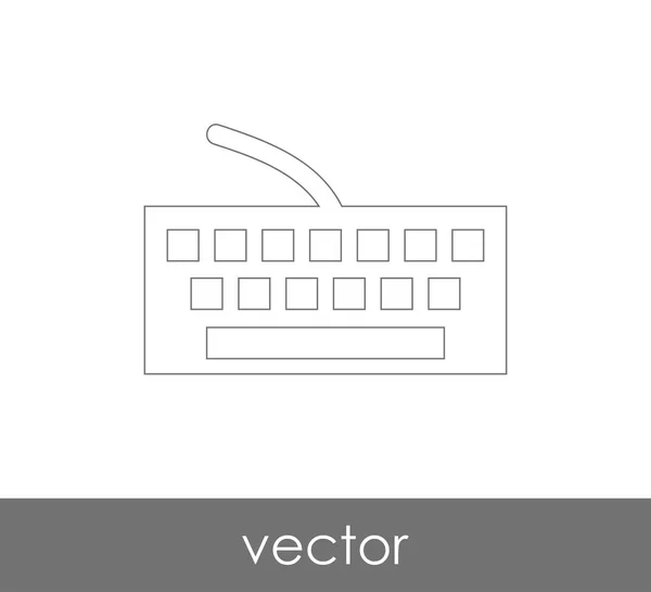 Design do ícone do teclado —  Vetores de Stock
