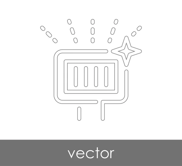 Camera flash icon — Stock Vector