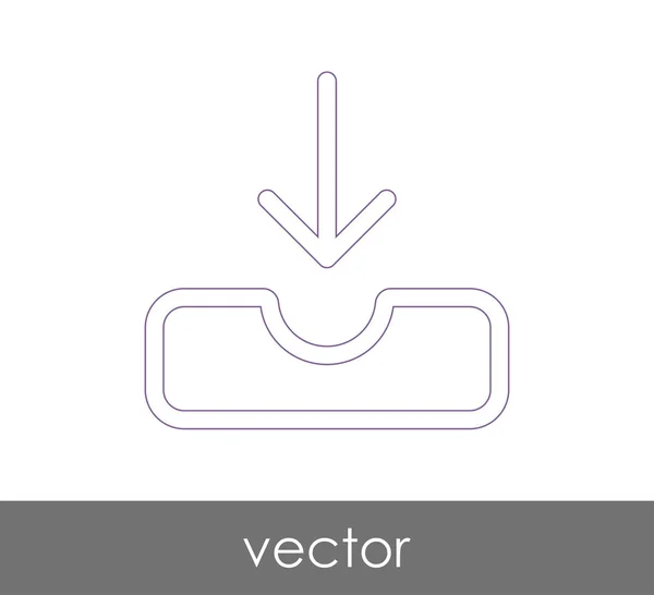 Stáhnout ikonu šipky — Stockový vektor