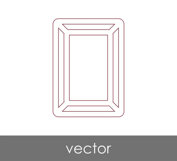 Frame Icon Für Webdesign Und Anwendungen — Stockvektor