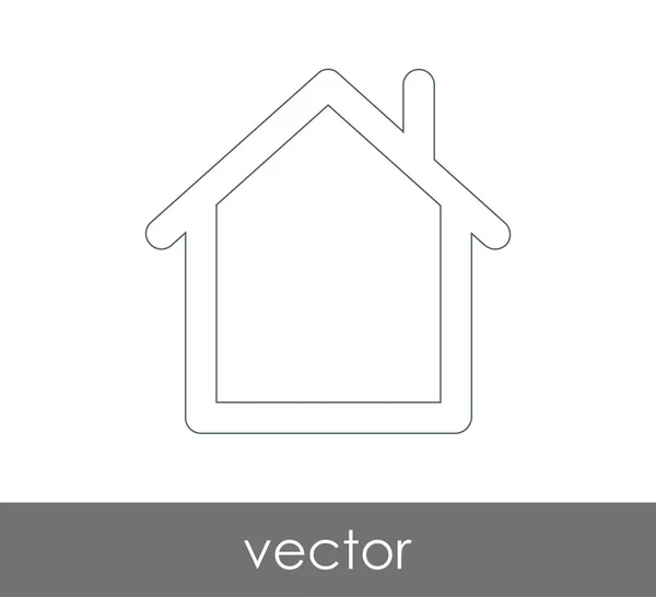 Inicio icono web — Vector de stock