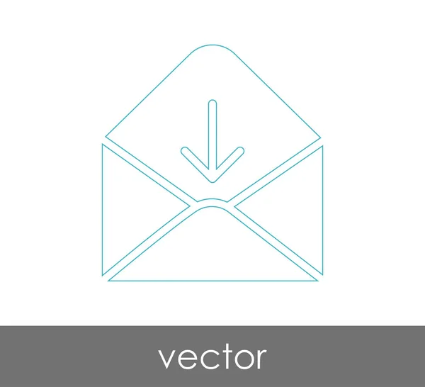 Illustration Vectorielle Icône Enveloppe Signe — Image vectorielle