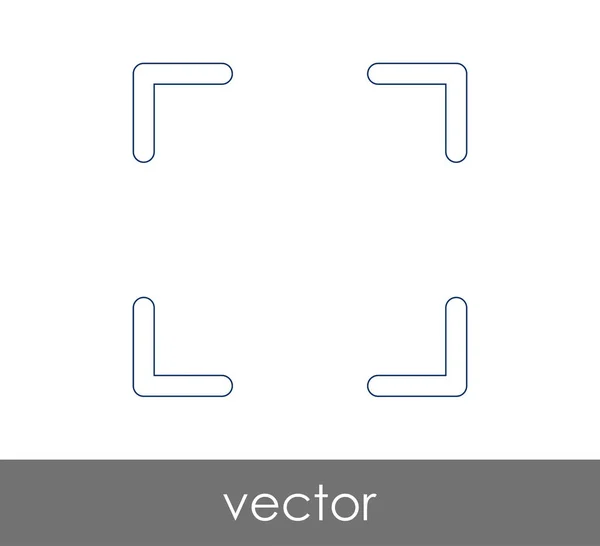 Rozbalte Ikonu Design Vektorové Ilustrace — Stockový vektor