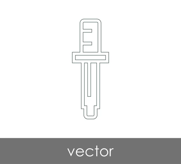 Dropper Medizinisches Symbol Vektorillustration — Stockvektor