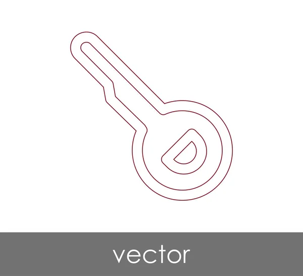 Icono Clave Concepto Seguridad Ilustración Vectorial — Vector de stock