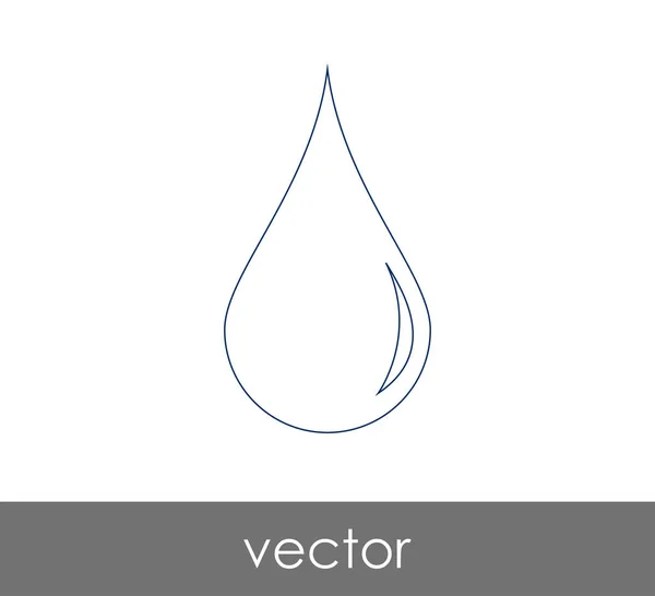Drop-Symbol-Illustration — Stockvektor