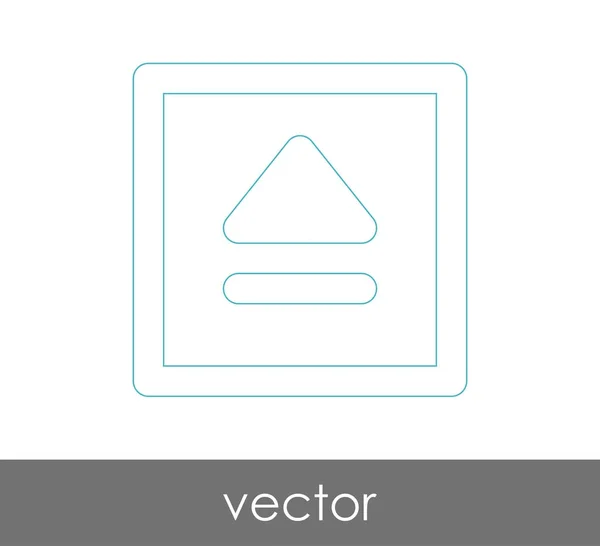 Icône d'éjection vectorielle — Image vectorielle