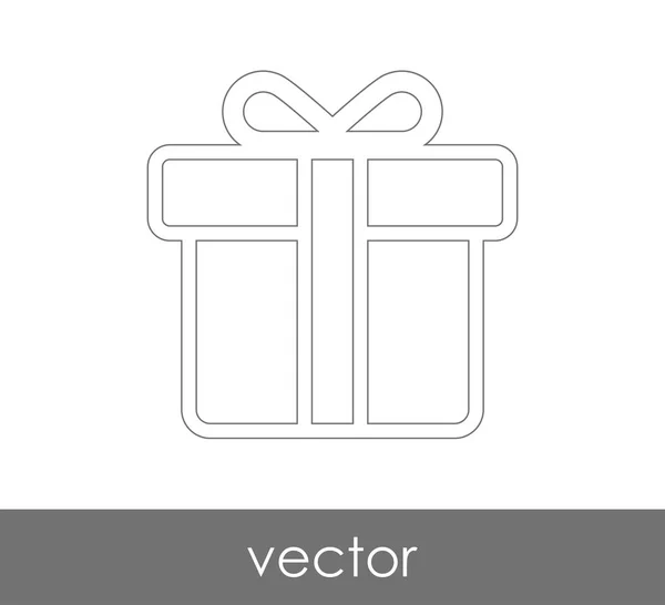Gift icon — Stock Vector