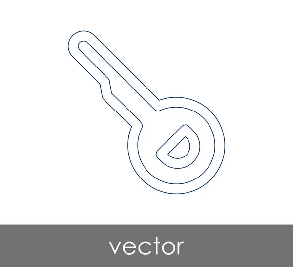 Key Icon Safety Concept Vector Illustration — Stock Vector