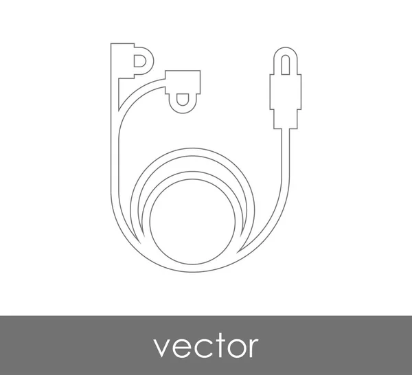 Earphones icon — Stock Vector