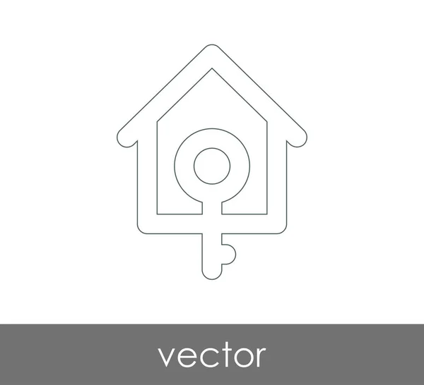 Inicio icono web — Vector de stock