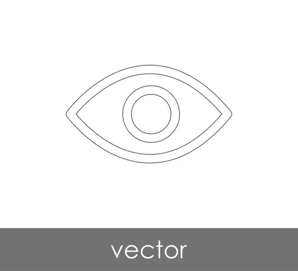 Augengrafik Symbol Vektorillustration — Stockvektor