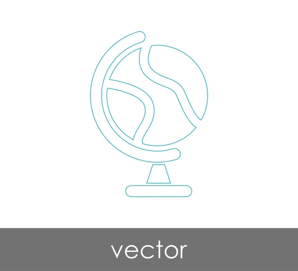 Illustration Vectorielle Icône Globe Signe — Image vectorielle