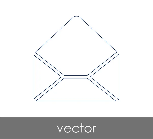 Vector Illustration Envelope Icon Sign — Stock Vector