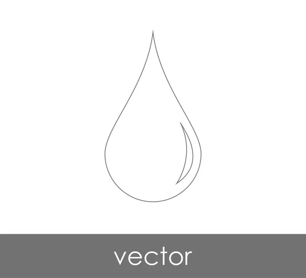 Drop-Symbol-Illustration — Stockvektor