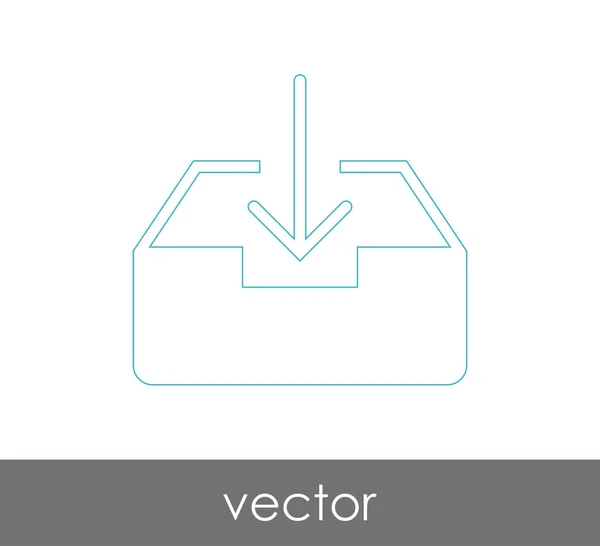 Desenho Ilustração Vetorial Ícone Arquivo —  Vetores de Stock