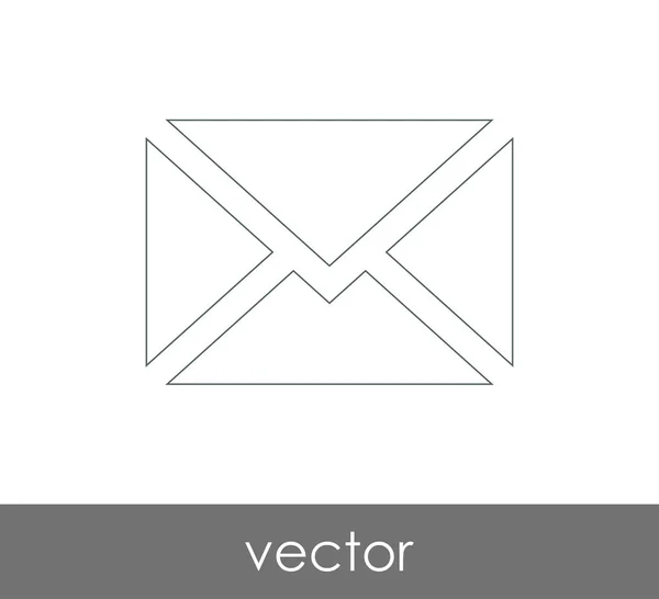 Vector Illustration Envelope Icon Sign — Stock Vector