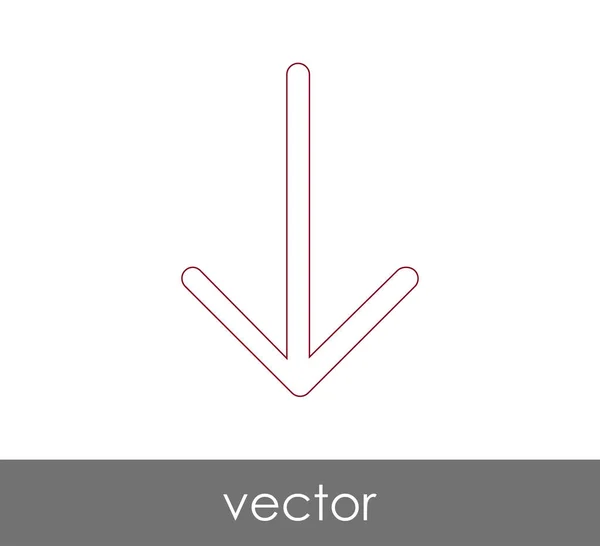 Pfeil Symbol Vektorillustration Herunterladen — Stockvektor