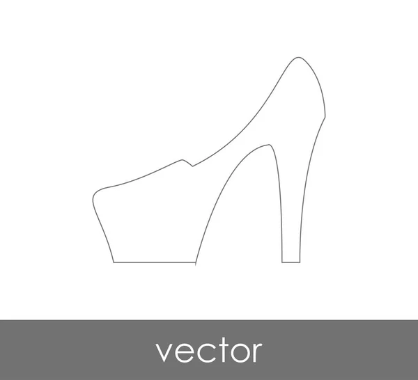 High-Heel-Symbol — Stockvektor