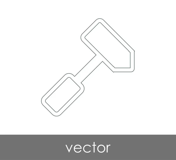 Hammer Webikone — Stockvektor