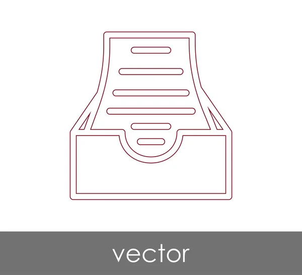Векторная Иллюстрация Иконки Архива — стоковый вектор