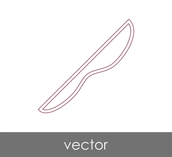 Diseño del icono del cuchillo — Vector de stock