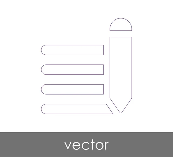 Modifier l'icône de concept — Image vectorielle