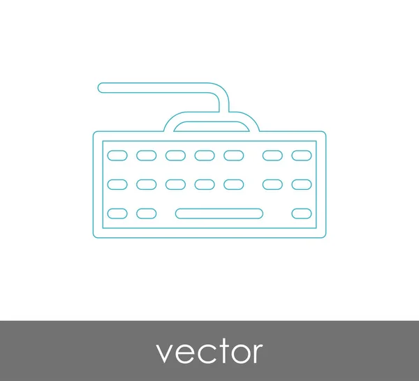 Design der Tastatur-Ikone — Stockvektor