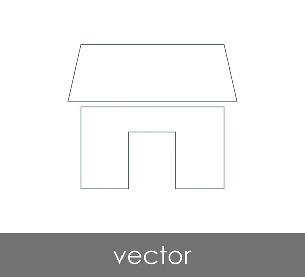 Ícone web Home — Vetor de Stock