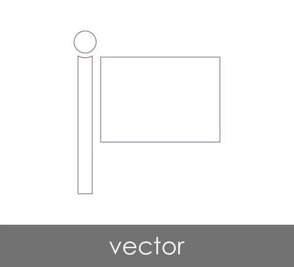 디자인 프로그램에 플래그 아이콘 — 스톡 벡터