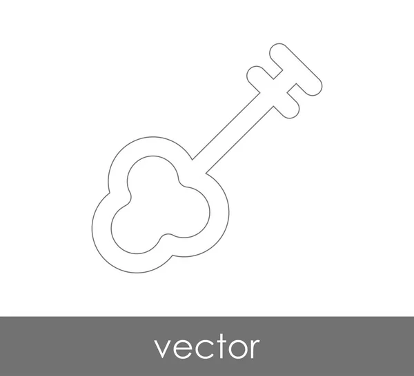 鍵のアイコン 安全コンセプト ベクトル図 — ストックベクタ