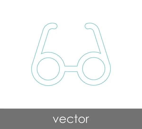 Eyeglasses icon — Stock Vector