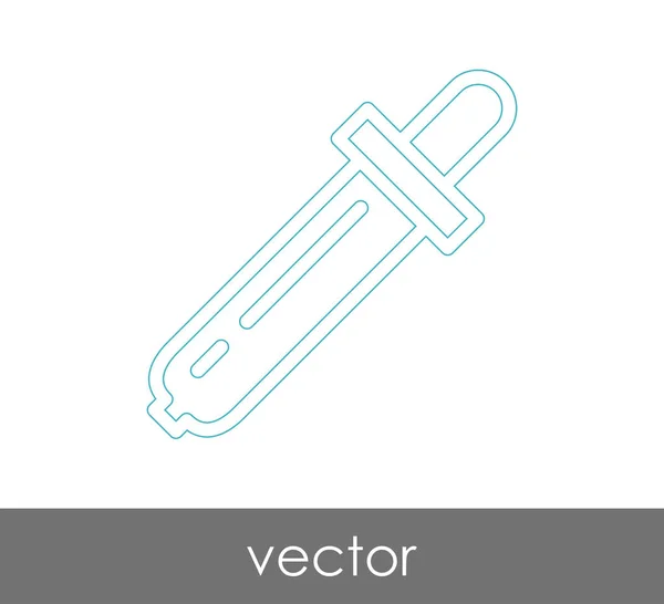 Dropper Medizinisches Symbol Vektorillustration — Stockvektor