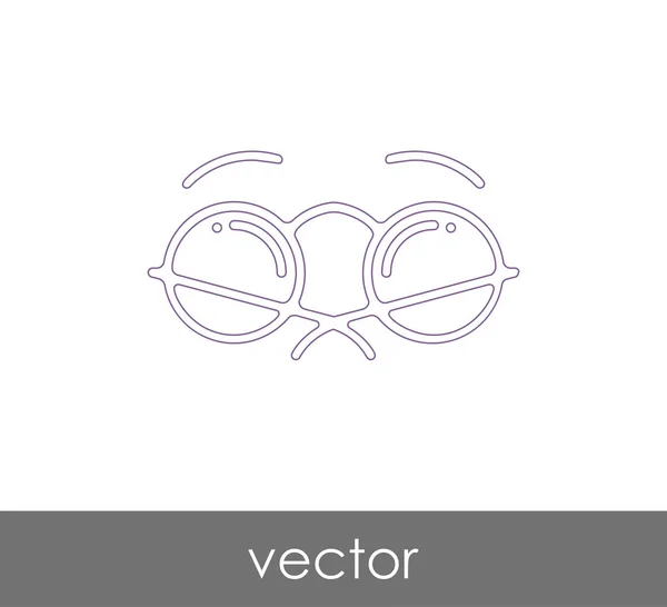 Icône de lunettes — Image vectorielle