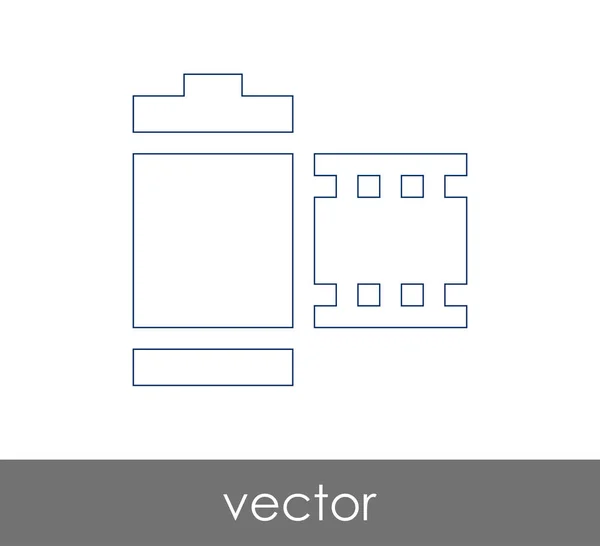 Filmikone Für Webdesign Und Anwendungen — Stockvektor