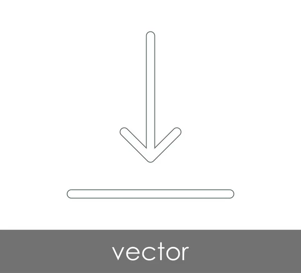 Download Arrow Icon Vector Illustration — Stock Vector