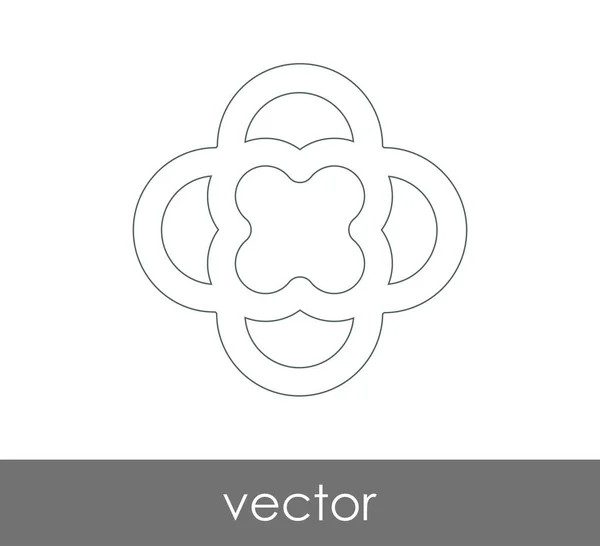 Blume Symbol Für Web Design Und Anwendungen — Stockvektor