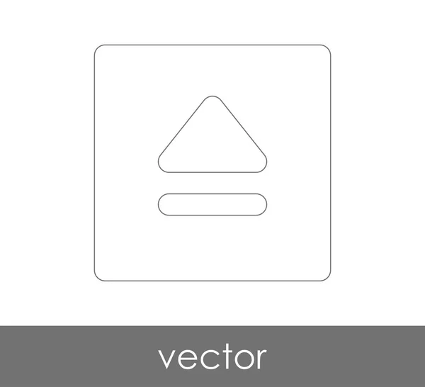 Icono de expulsión vectorial — Vector de stock