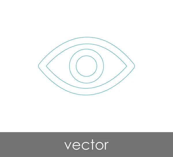 Icono Gráfico Ocular Ilustración Vectorial — Vector de stock