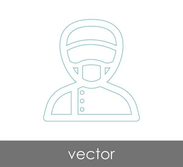 Doctor icono web — Archivo Imágenes Vectoriales