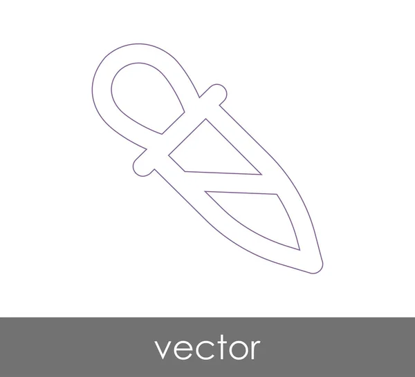 Dropper Medizinisches Symbol Vektorillustration — Stockvektor