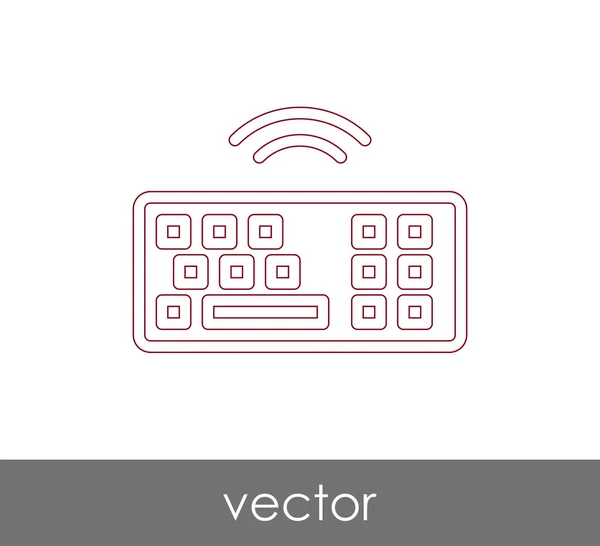 Conception de l'icône du clavier — Image vectorielle