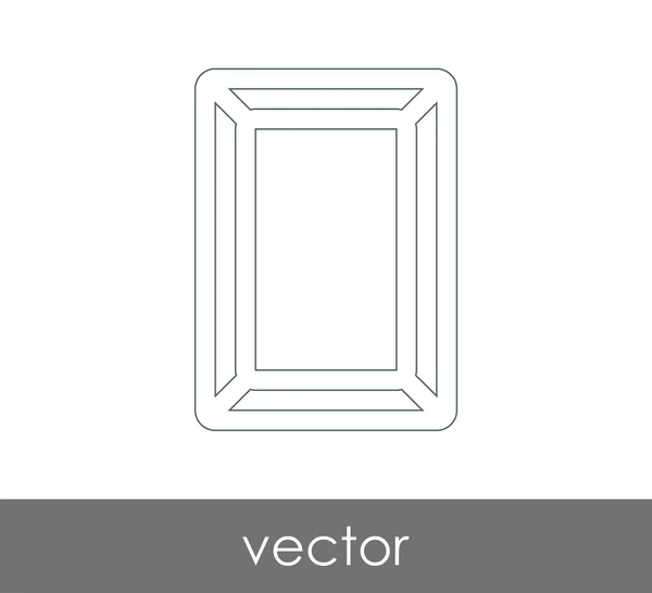 Icono Marco Para Diseño Web Aplicaciones — Vector de stock