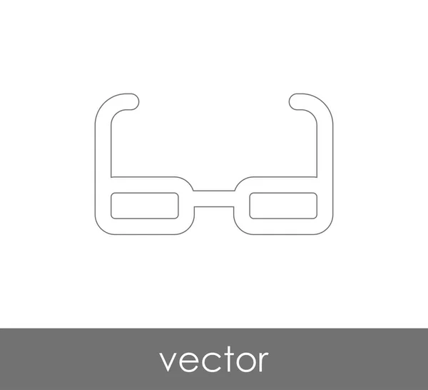 Eyeglasses icon — Stock Vector