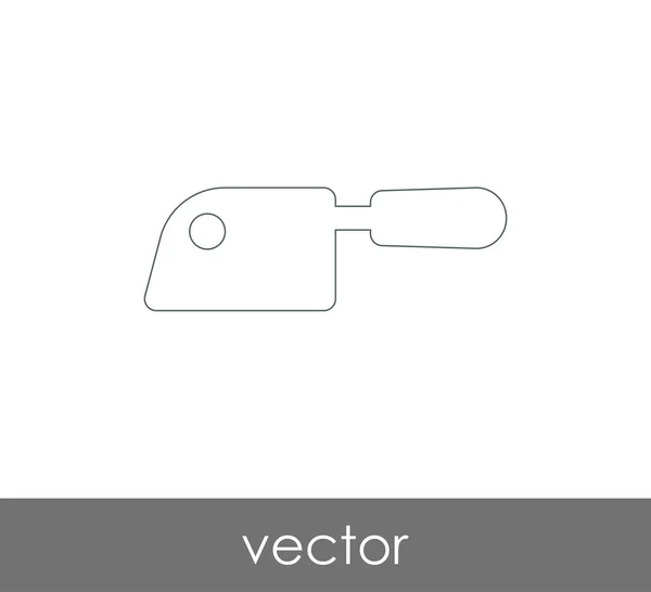 Ontwerp van mes-pictogram — Stockvector