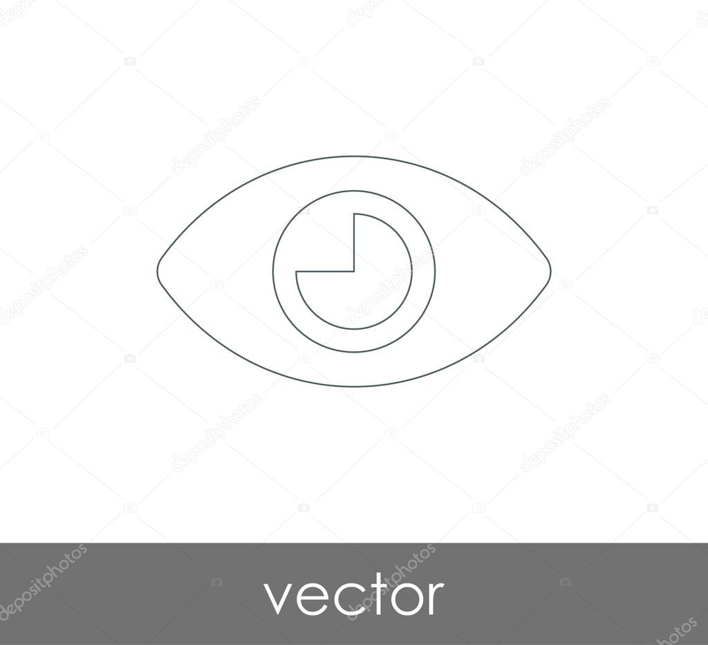 eye graphic icon,vector illustration