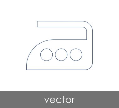 vektör çizim tasarım demir simgesinin